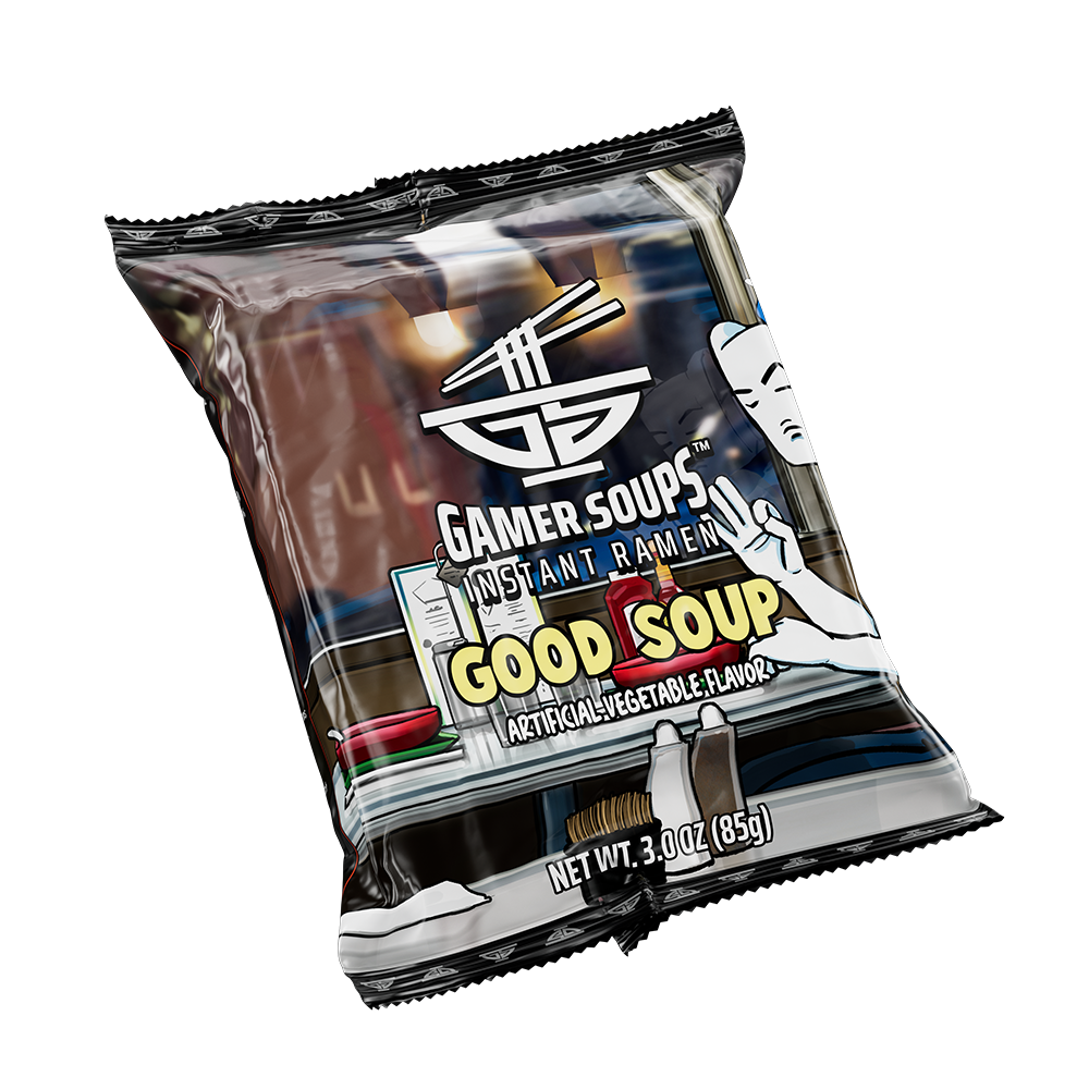 Gamer Soups Instant Noodles- Good Soup Bricks (5 Pack)