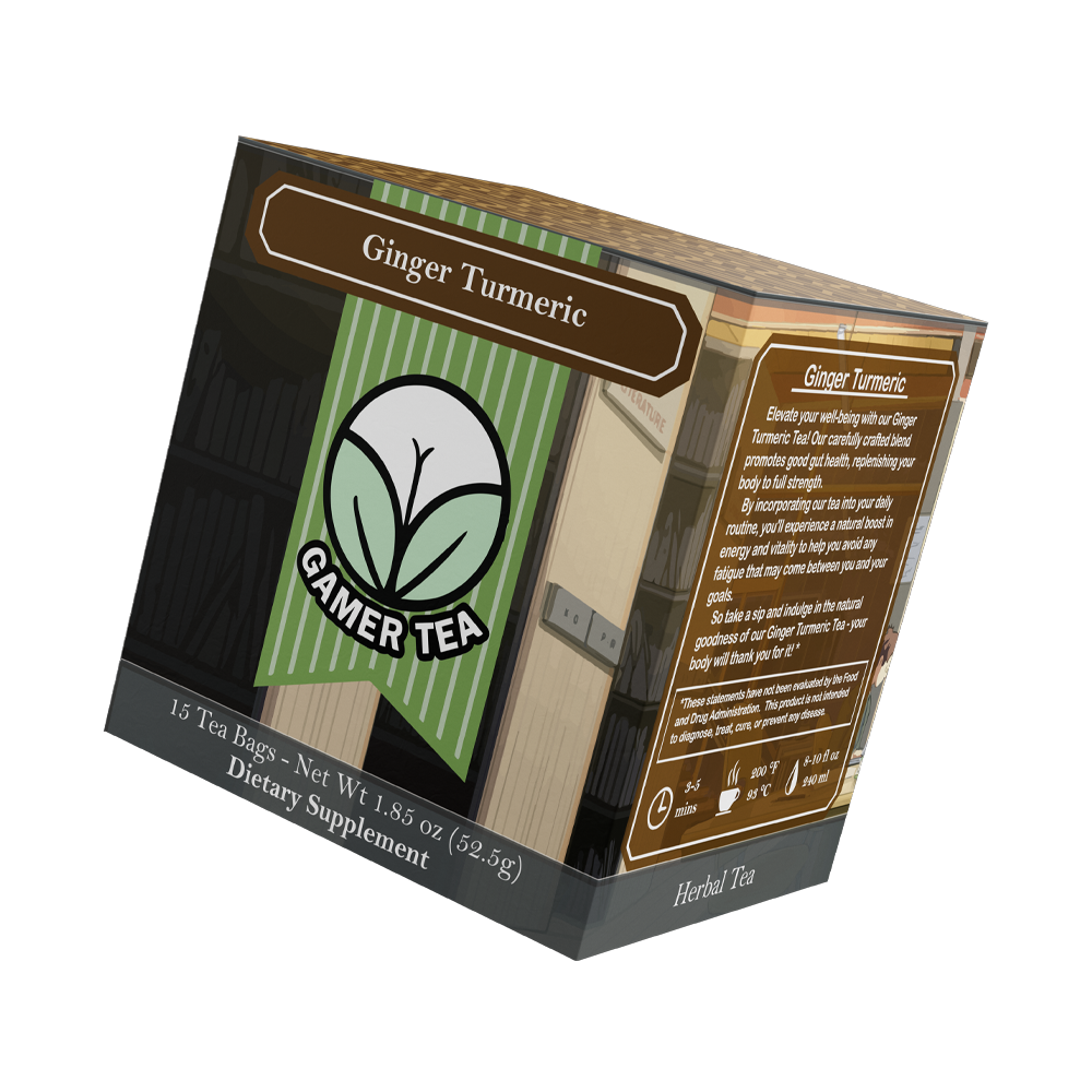 Gamer Tea - Ginger Turmeric - Image 2