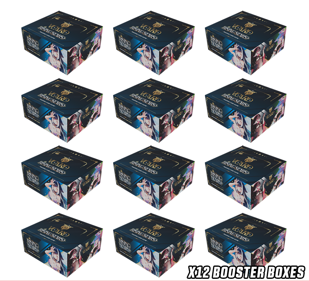 VCard Booster Box Master Case - Rising Stars (12 Booster Boxes) (Unlimited)